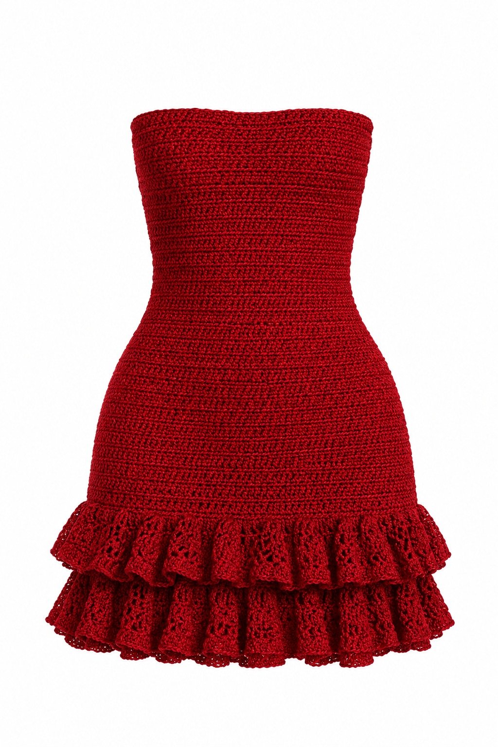 Vestido Aurora Crochê Natural