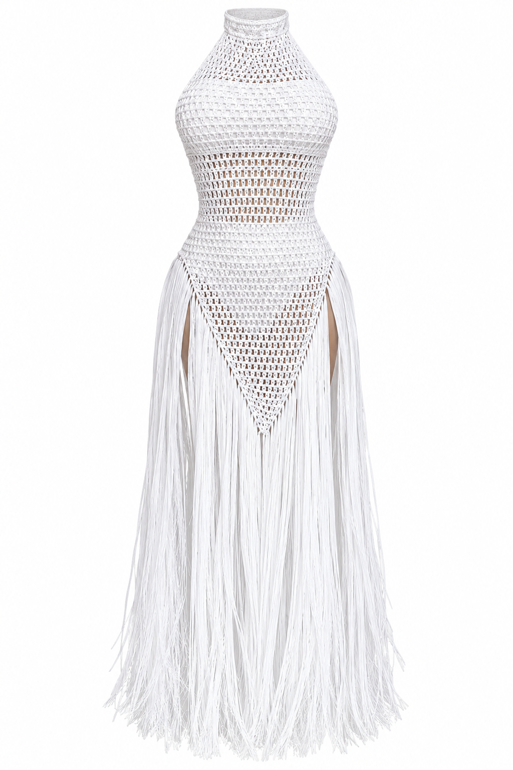 Vestido Ibiza Crochê Natural