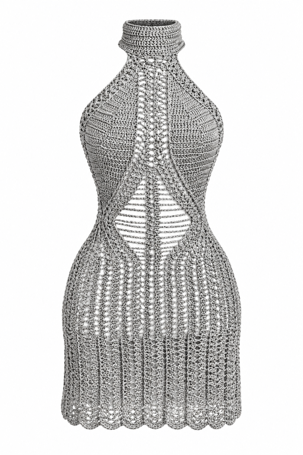 Vestido Eudora Crochê